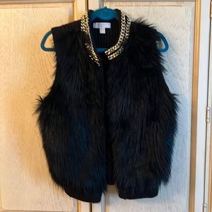 Michael Kors faux fur vest